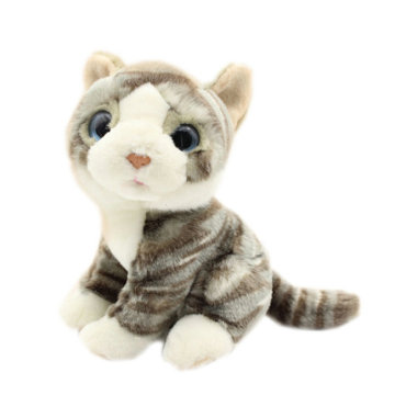 Lifelike brinquedos de pelúcia brinquedo de pelúcia de gato macio para venda